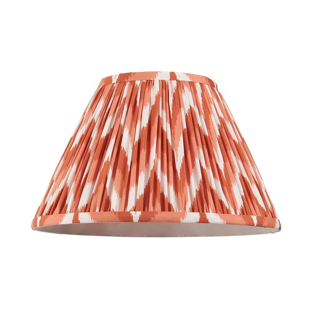 Myrtle & Zigzag 30cm Apricot orange shade - Comet Lighting