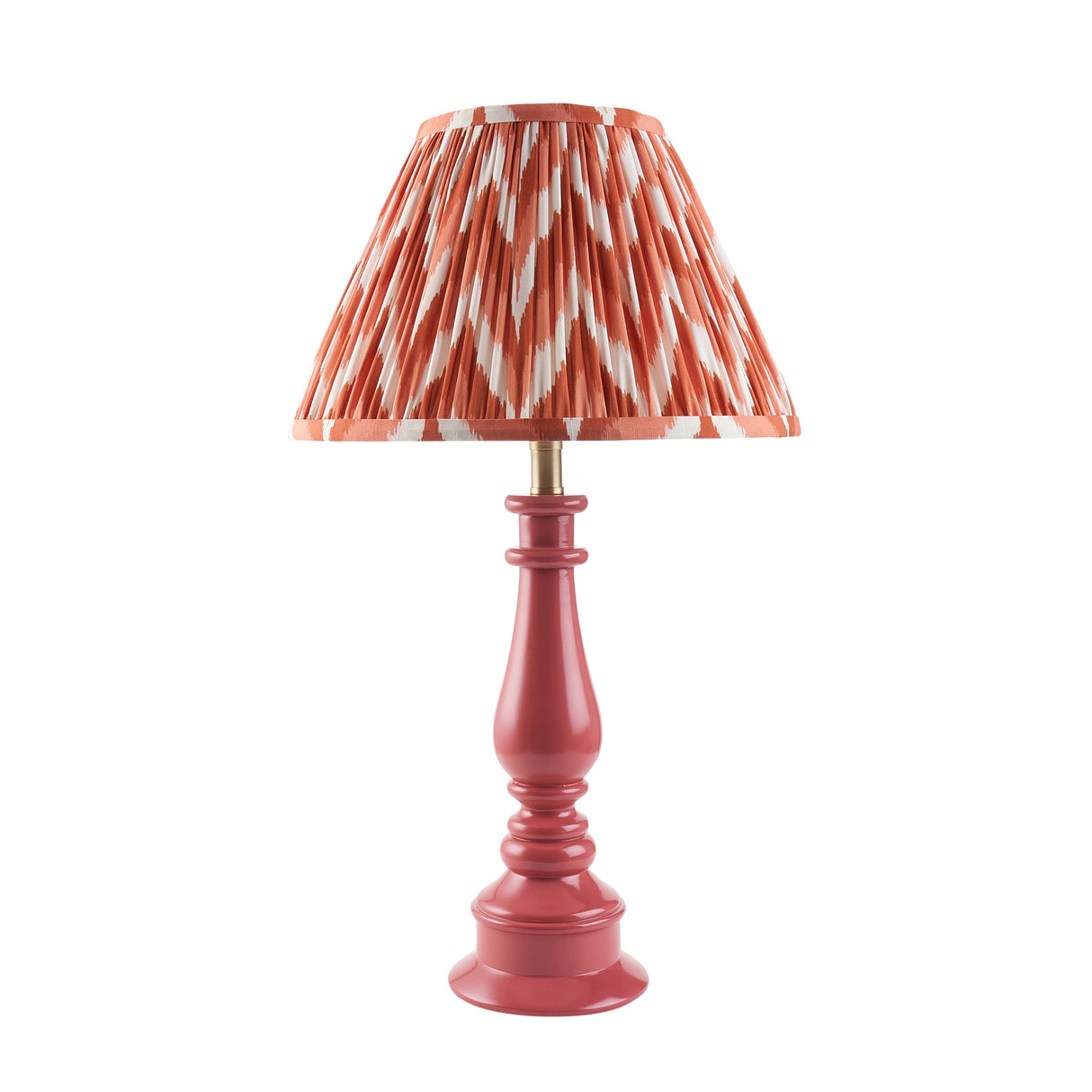 Myrtle & Zigzag 30cm Apricot orange shade - Comet Lighting