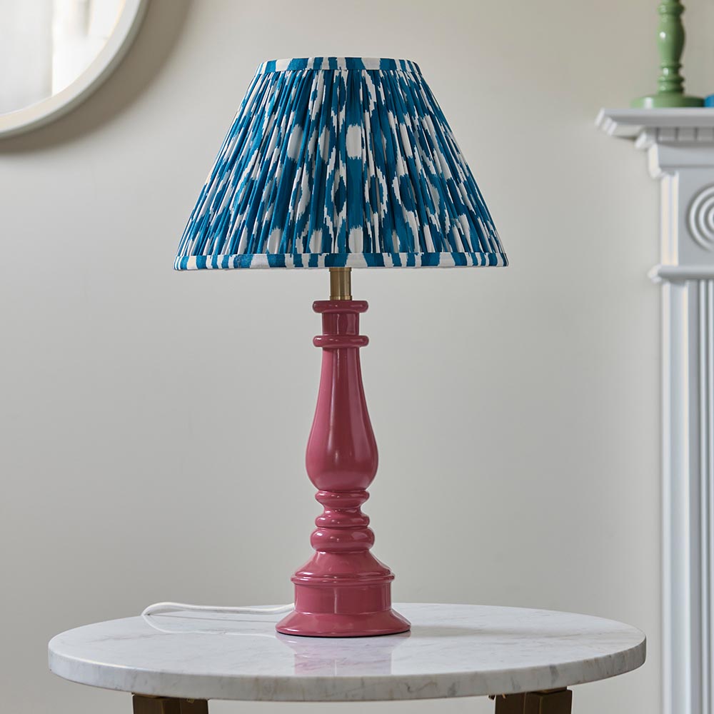 Myrtle & Ikat 30cm Marlin blue shade - Comet Lighting