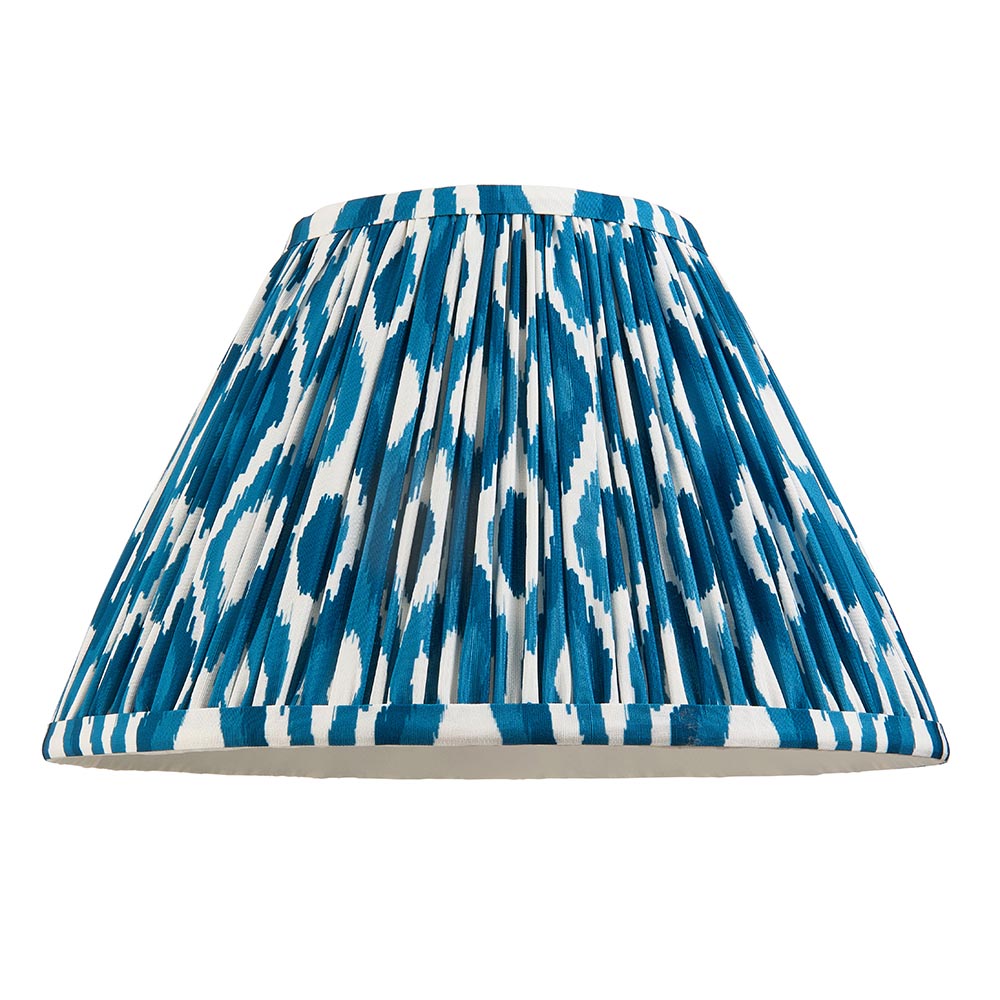 Myrtle & Ikat 30cm Marlin blue shade - Comet Lighting