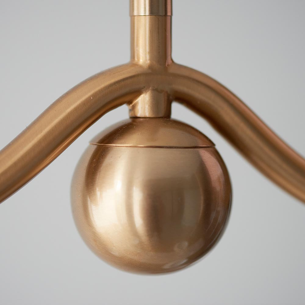 Santiago & Leaf 16cm Pearl grey shade 4Lt Pendant - Comet Lighting