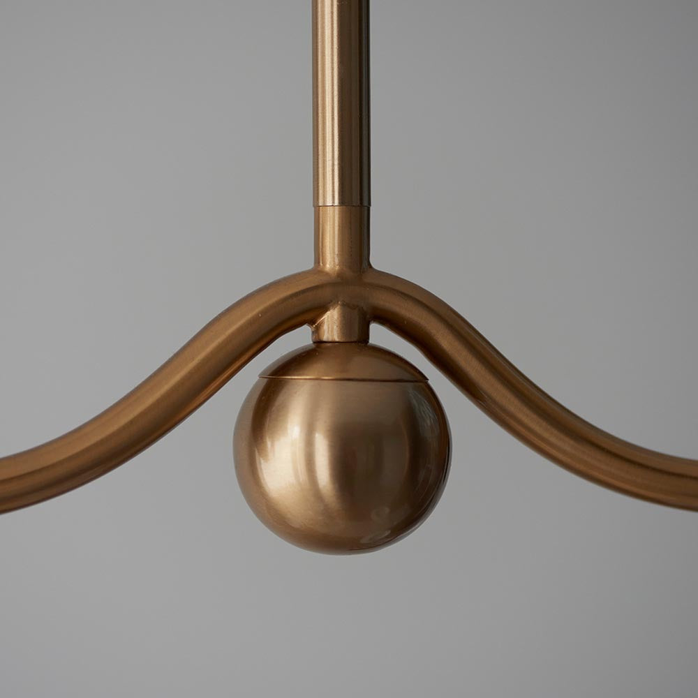 Santiago & Ikat 16cm Marlin blue shade 4Lt Pendant - Comet Lighting