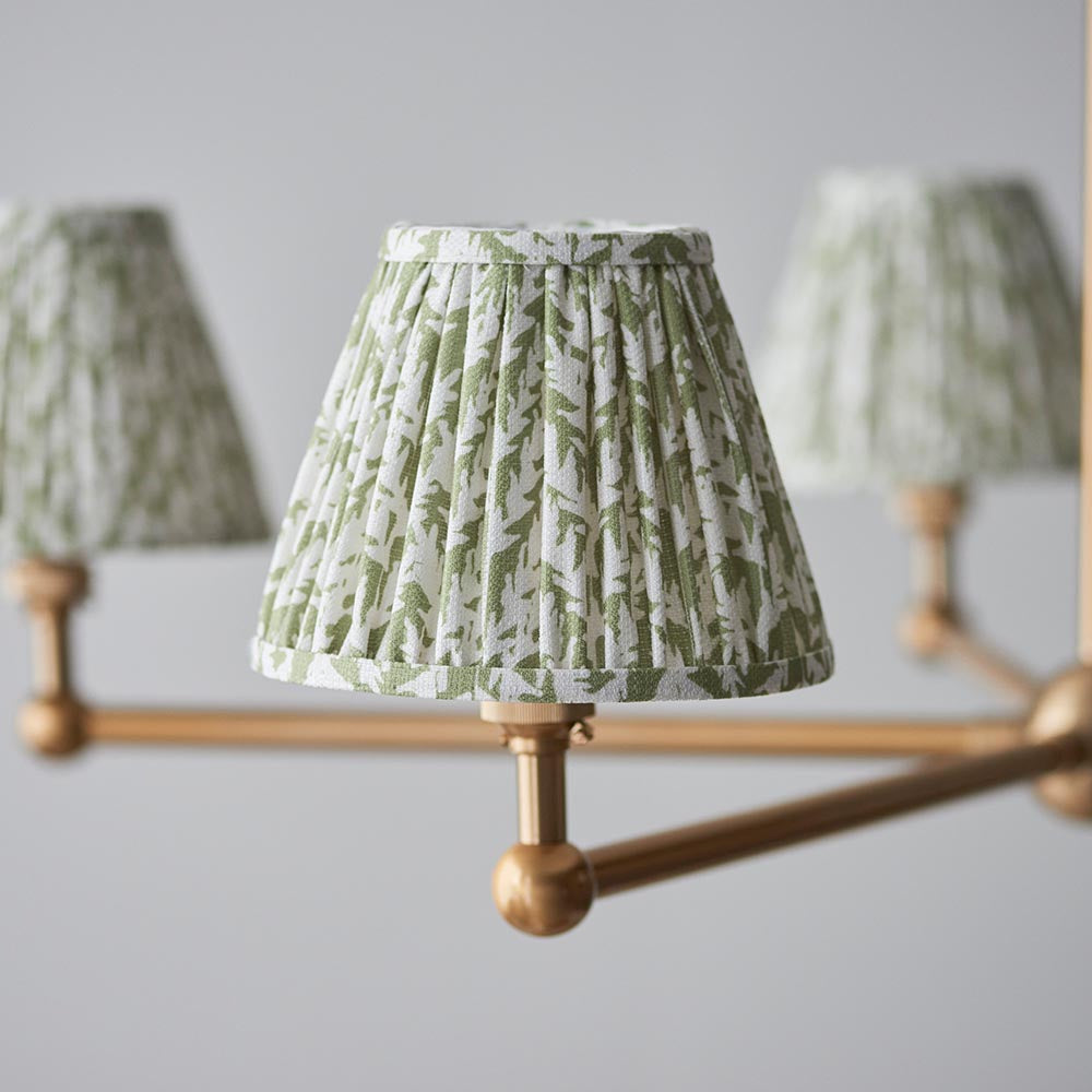 Santiago & Leaf 16cm Herb garden green shade 5Lt Pendant - Comet Lighting