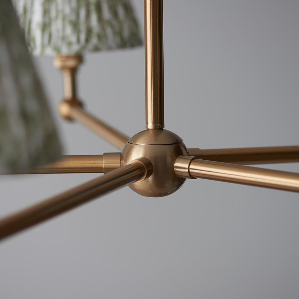 Santiago & Leaf 16cm Herb garden green shade 5Lt Pendant - Comet Lighting