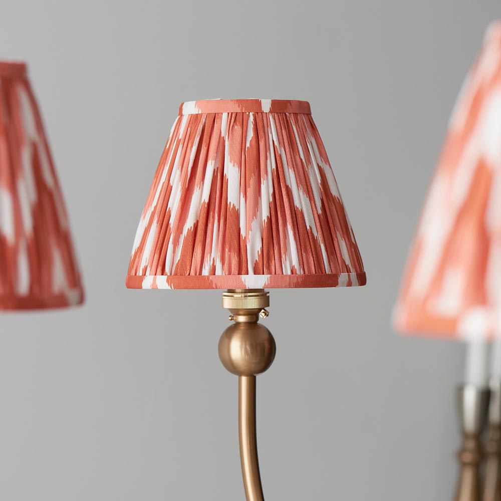 Santiago & Zigzag 16cm Apricot orange shade 5Lt classic pendant