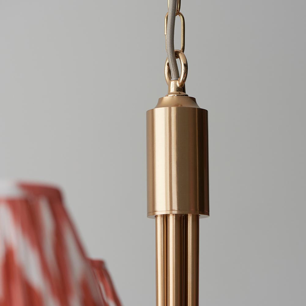 Santiago & Zigzag 16cm Apricot orange shade 5Lt classic pendant