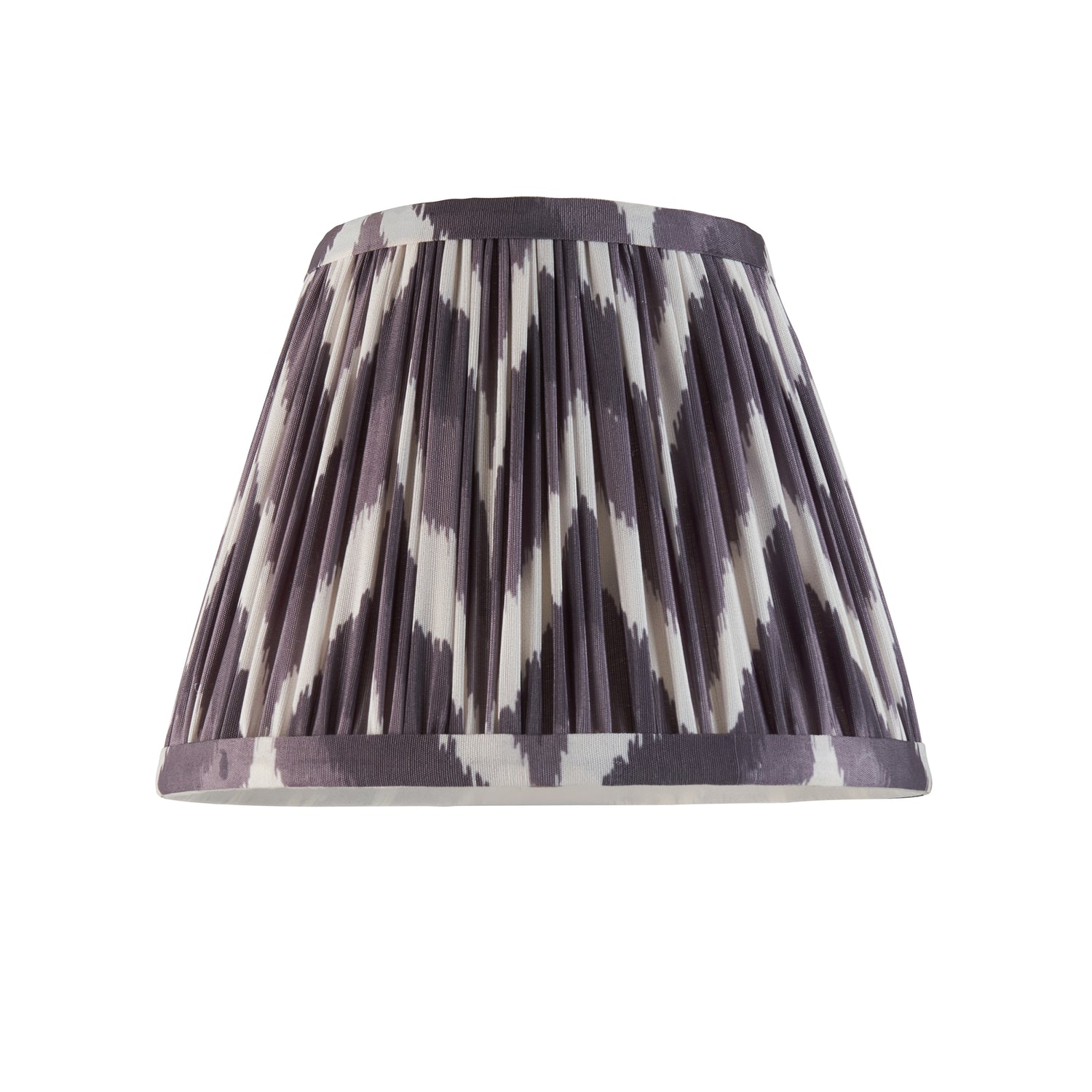 Wooden Blue Bibury & Zigzag 20cm Pearl grey shade - Comet Lighting
