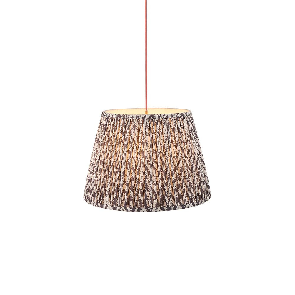 Eltham & Leaf 40cm Pearl grey shade - Comet Lighting