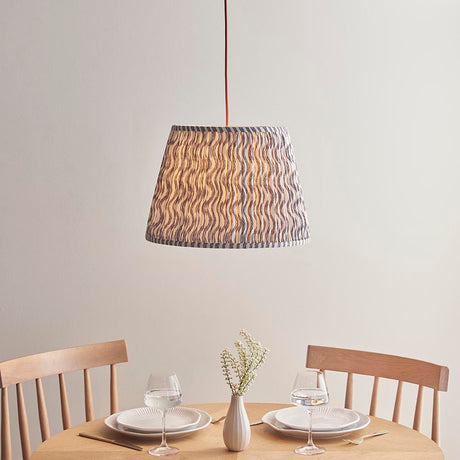 Eltham & Ripple 40cm Pearl grey shade - Comet Lighting