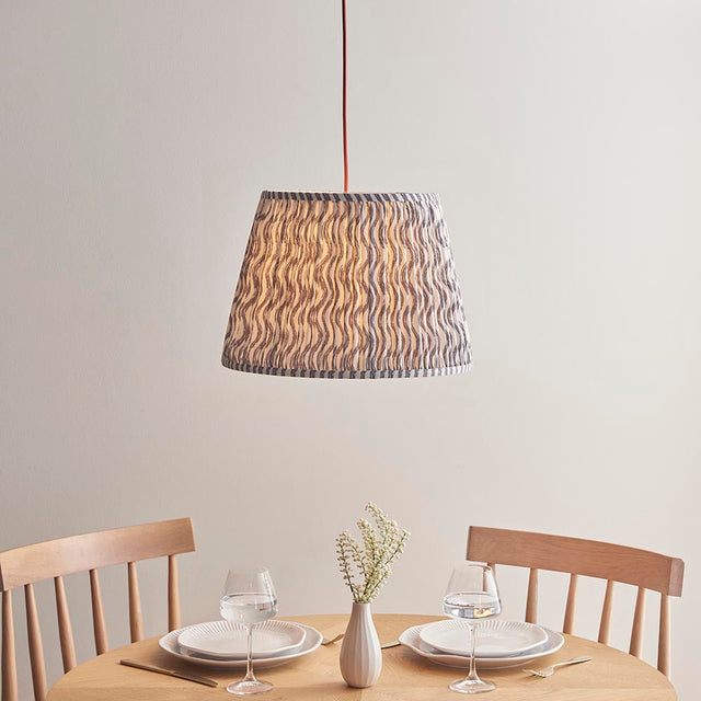 Eltham & Ripple 40cm Pearl grey shade - Comet Lighting