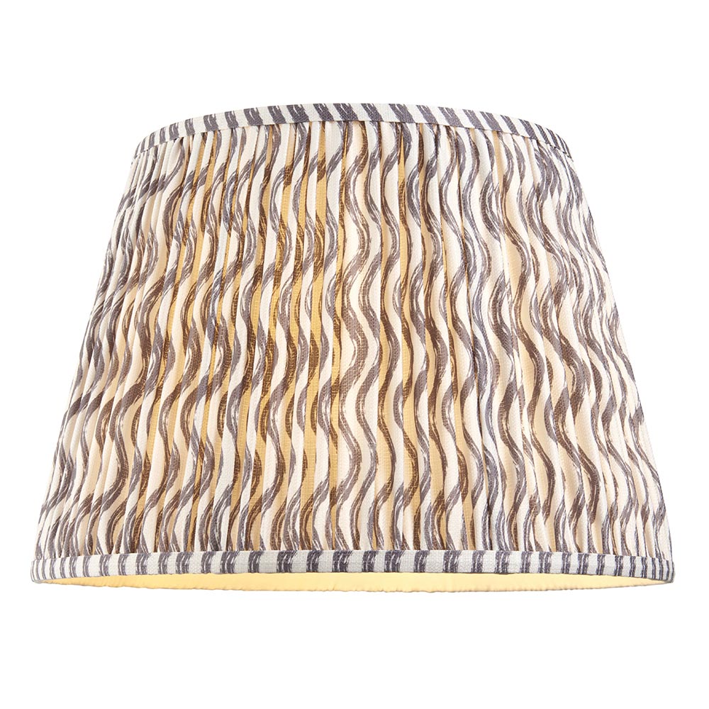 Eltham & Ripple 40cm Pearl grey shade - Comet Lighting