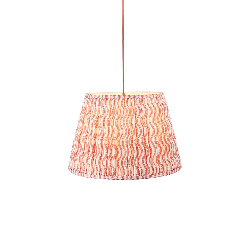 Eltham & Ripple 40cm Coral pink shade - Comet Lighting