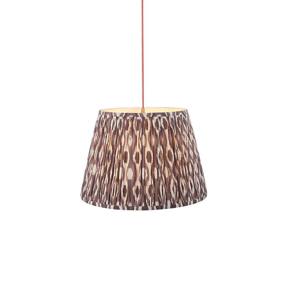 Eltham & Ikat 40cm Pearl grey shade - Comet Lighting