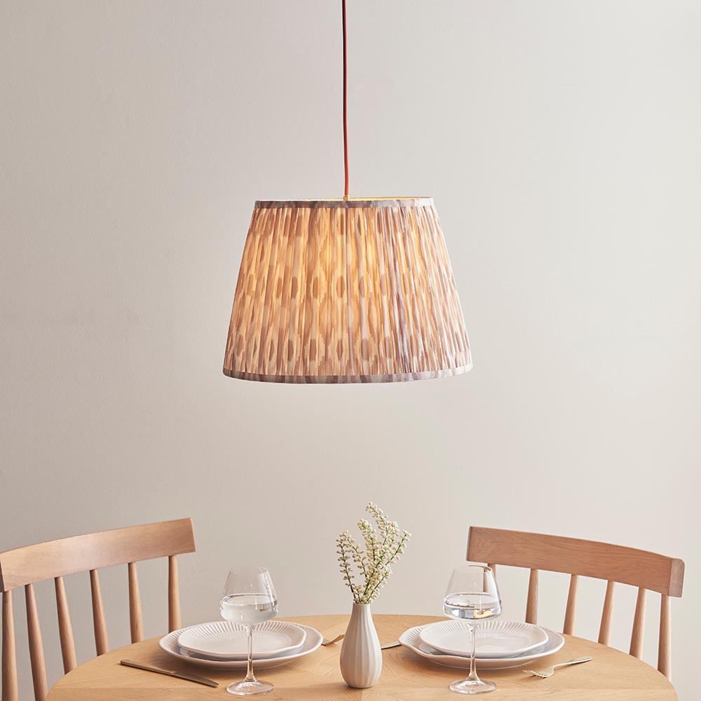 Eltham & Ikat 40cm Neutral shade - Comet Lighting