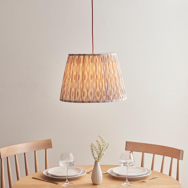 Eltham & Ikat 40cm Neutral shade - Comet Lighting