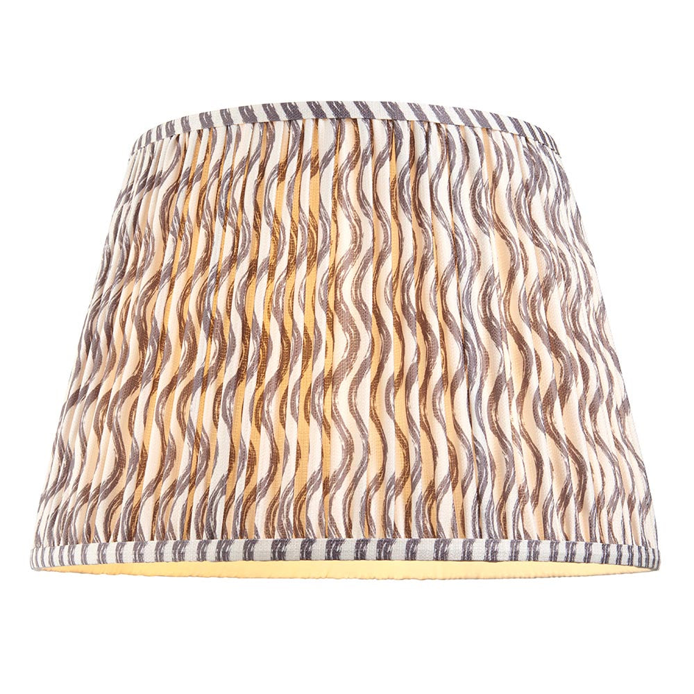 Eltham & Ripple 40cm Pearl grey shade Pendant - Comet Lighting