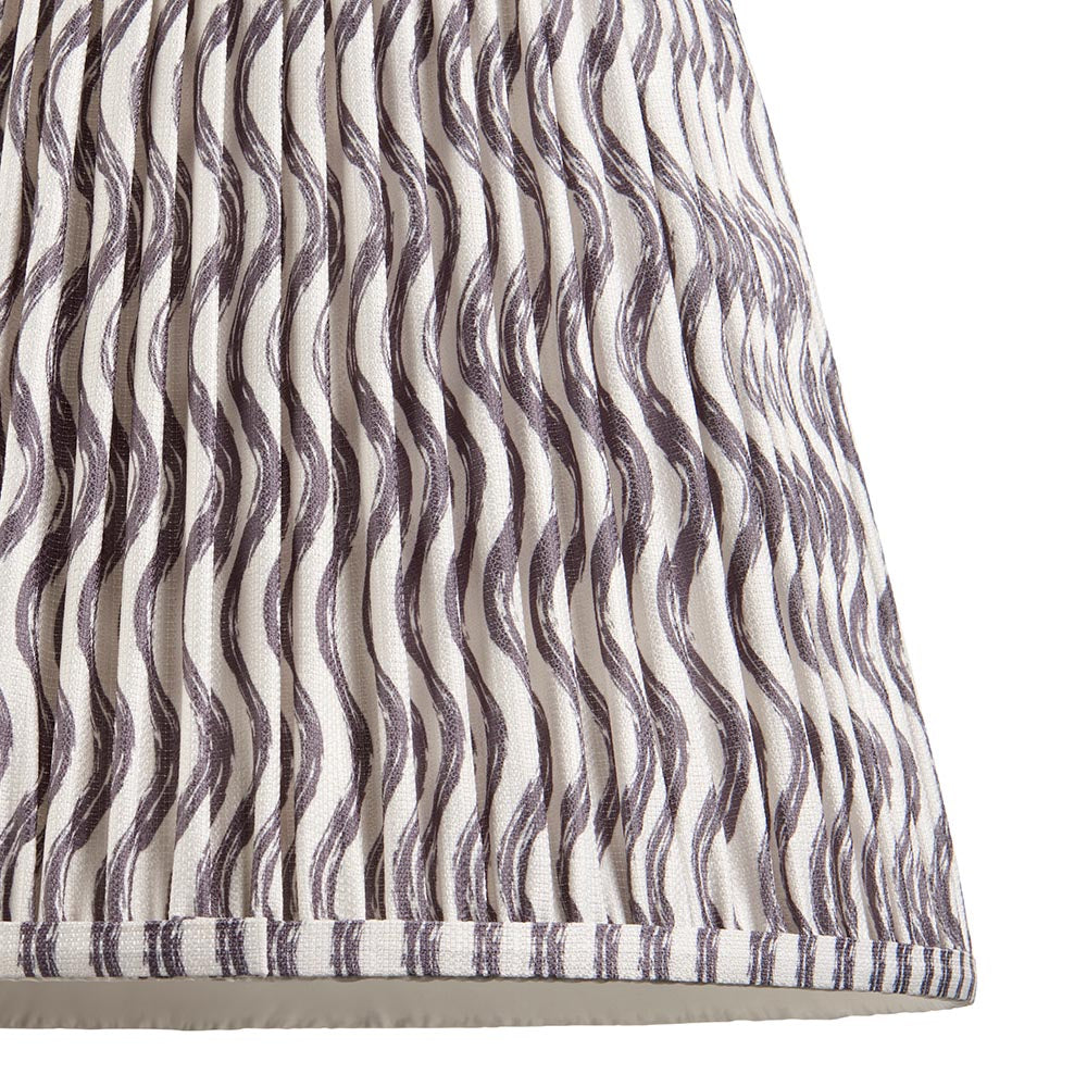 Eltham & Ripple 40cm Pearl grey shade Ceiling Pendant - Comet Lighting