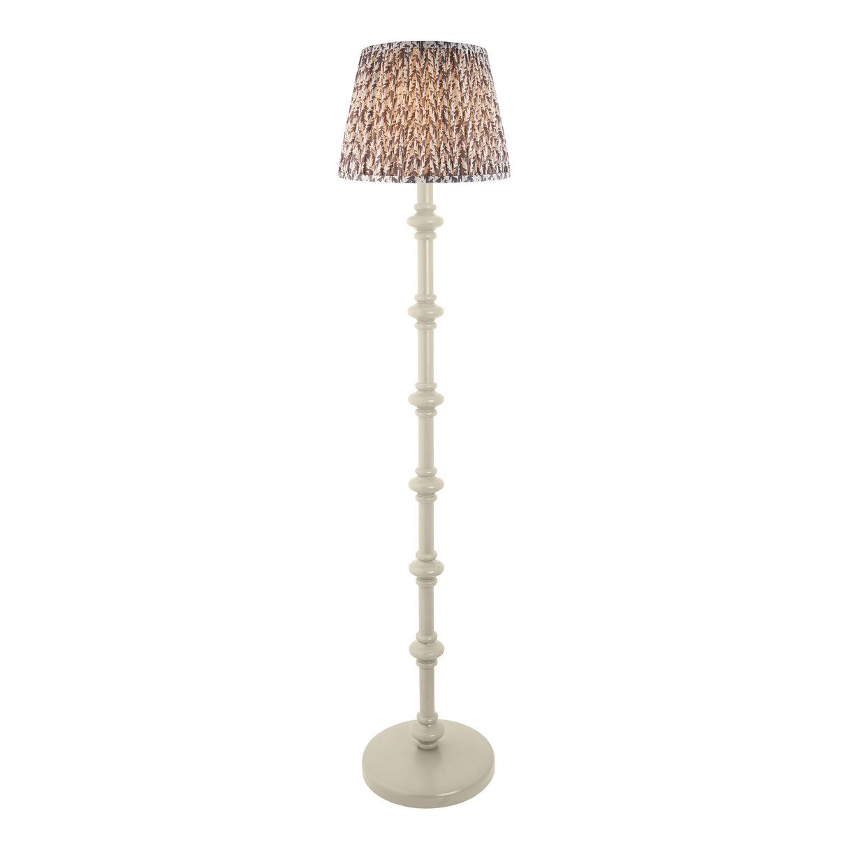 Carnaby & Leaf 35cm Pearl grey shade - Comet Lighting