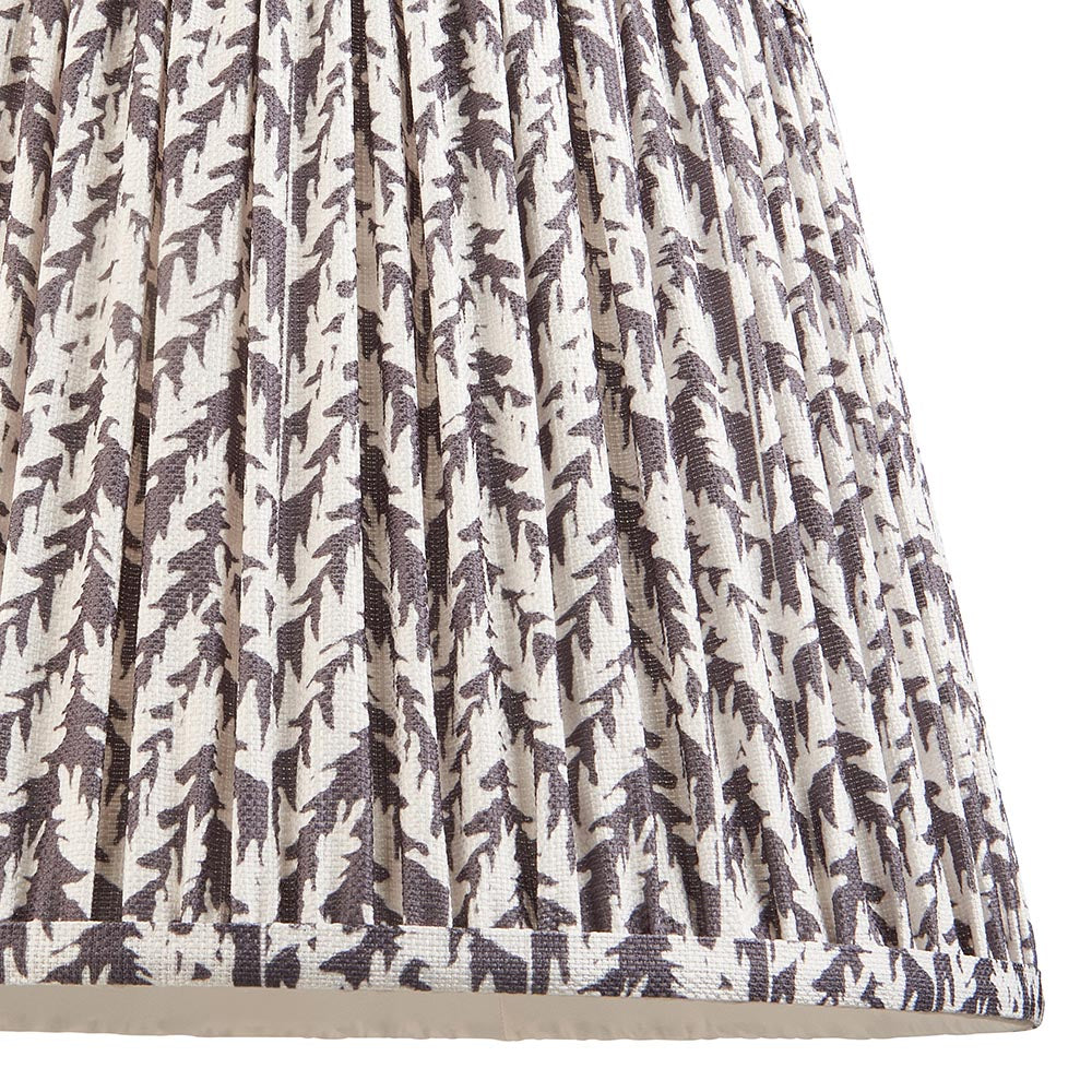 Carnaby & Leaf 35cm Pearl grey shade - Comet Lighting