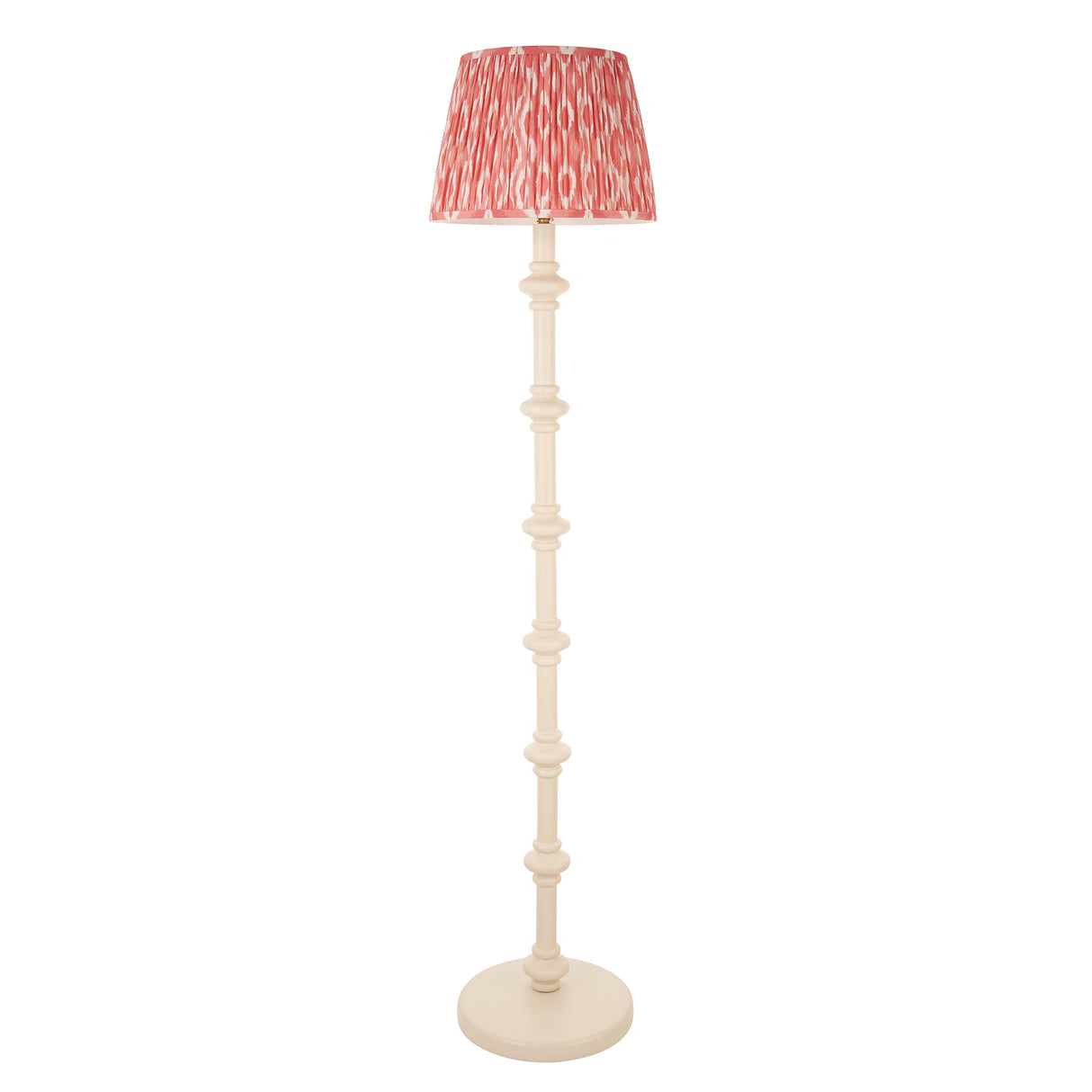 Carnaby & Ikat 35cm Coral pink shade - Comet Lighting