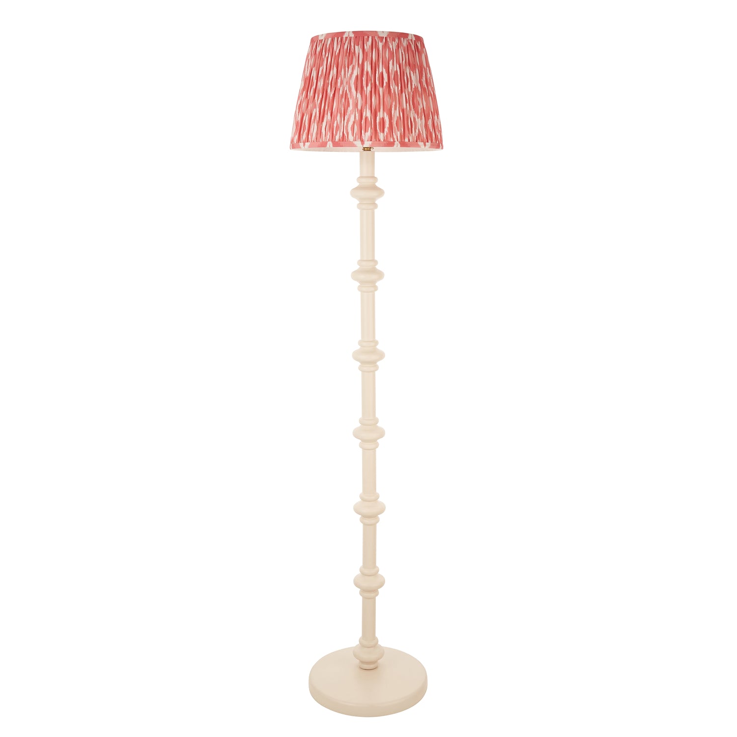 Carnaby & Ikat 35cm Coral pink shade - Comet Lighting