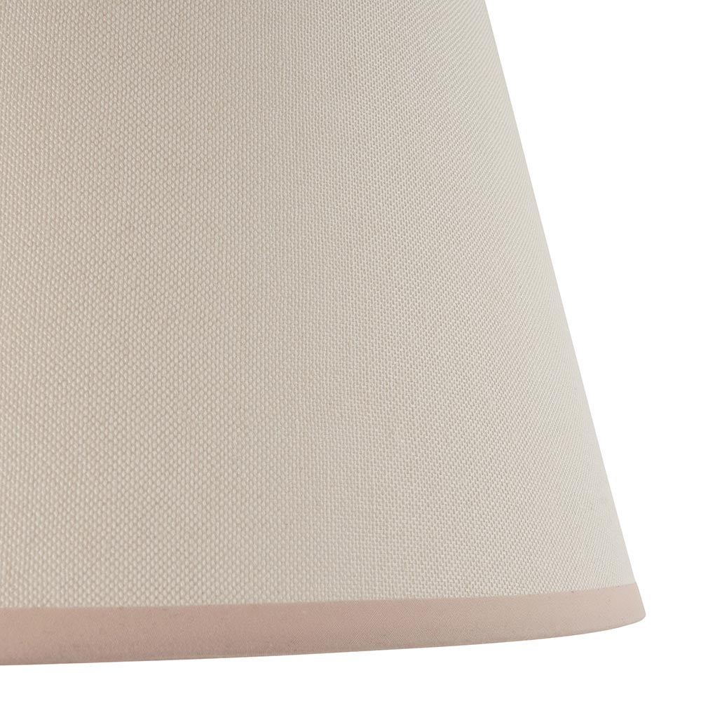 Carnaby & Ivy 35cm Vintage white shade - Comet Lighting