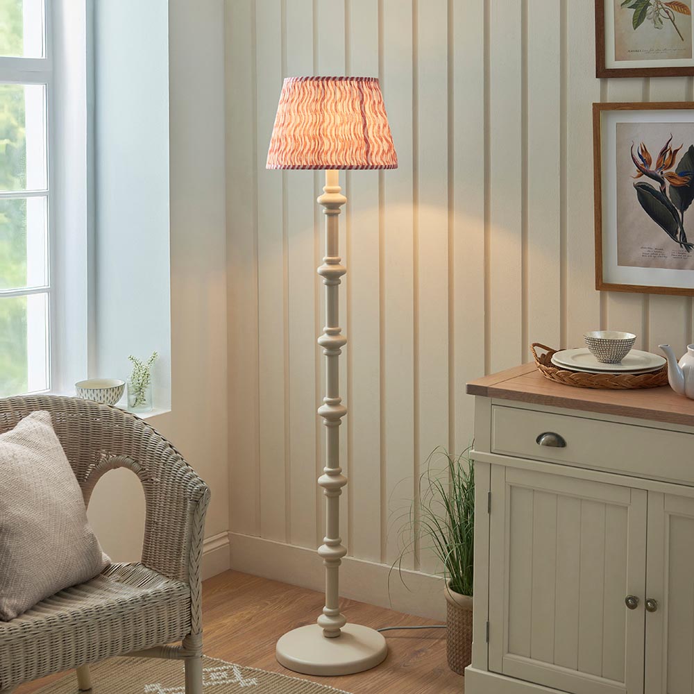 Carnaby & Ripple 35cm Coral pink shade - Comet Lighting