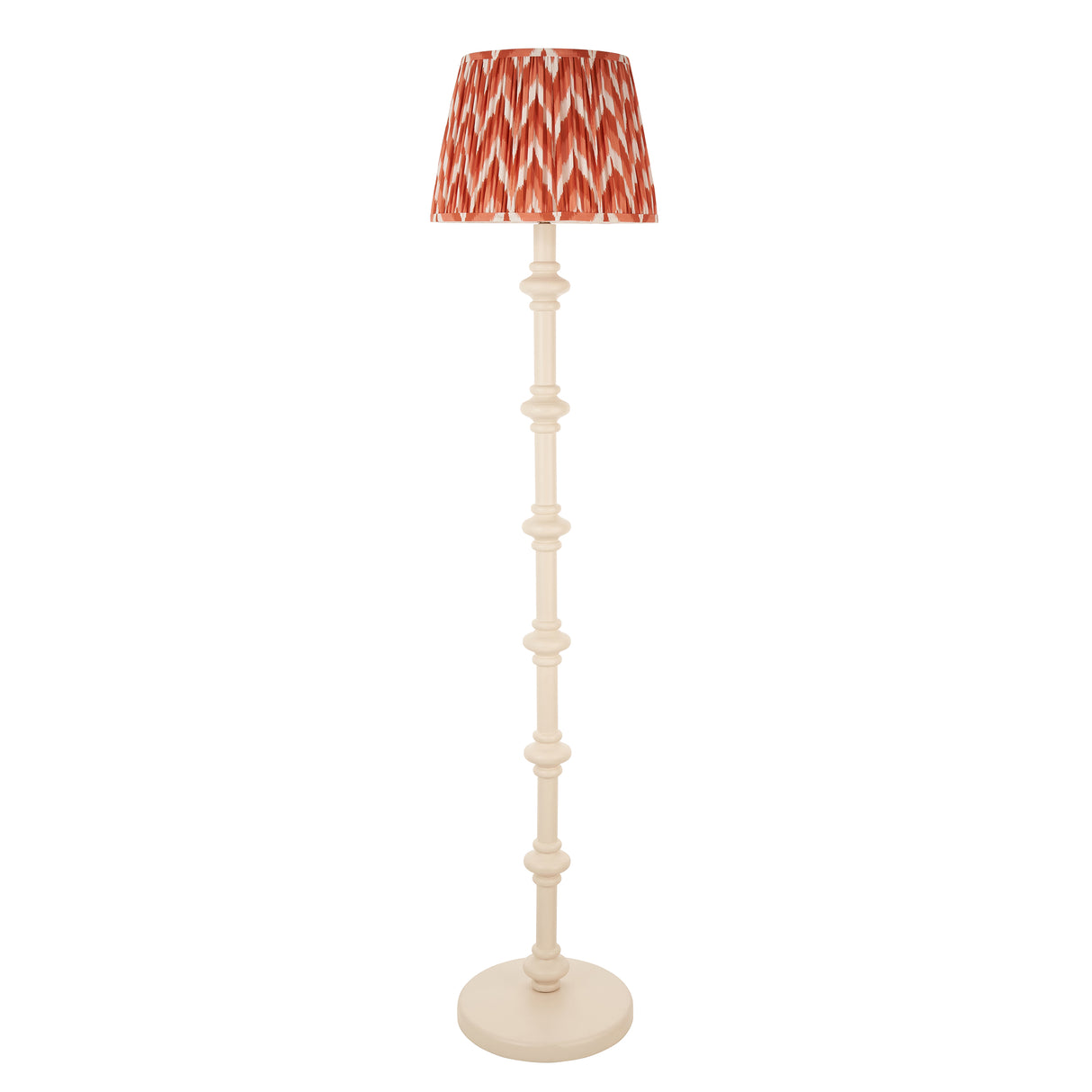 Carnaby & Zigzag 35cm Apricot orange shade - Comet Lighting