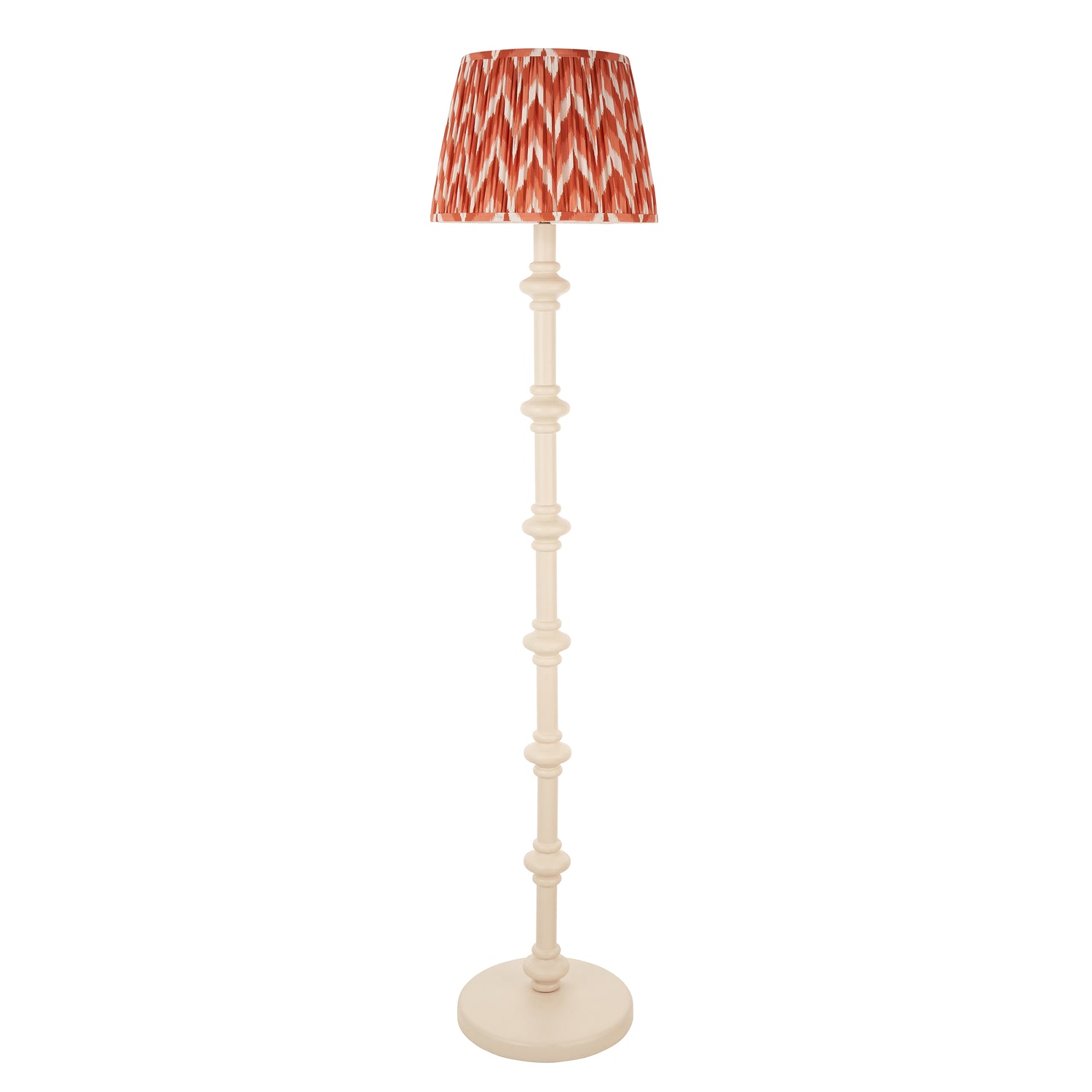 Carnaby & Zigzag 35cm Apricot orange shade - Comet Lighting