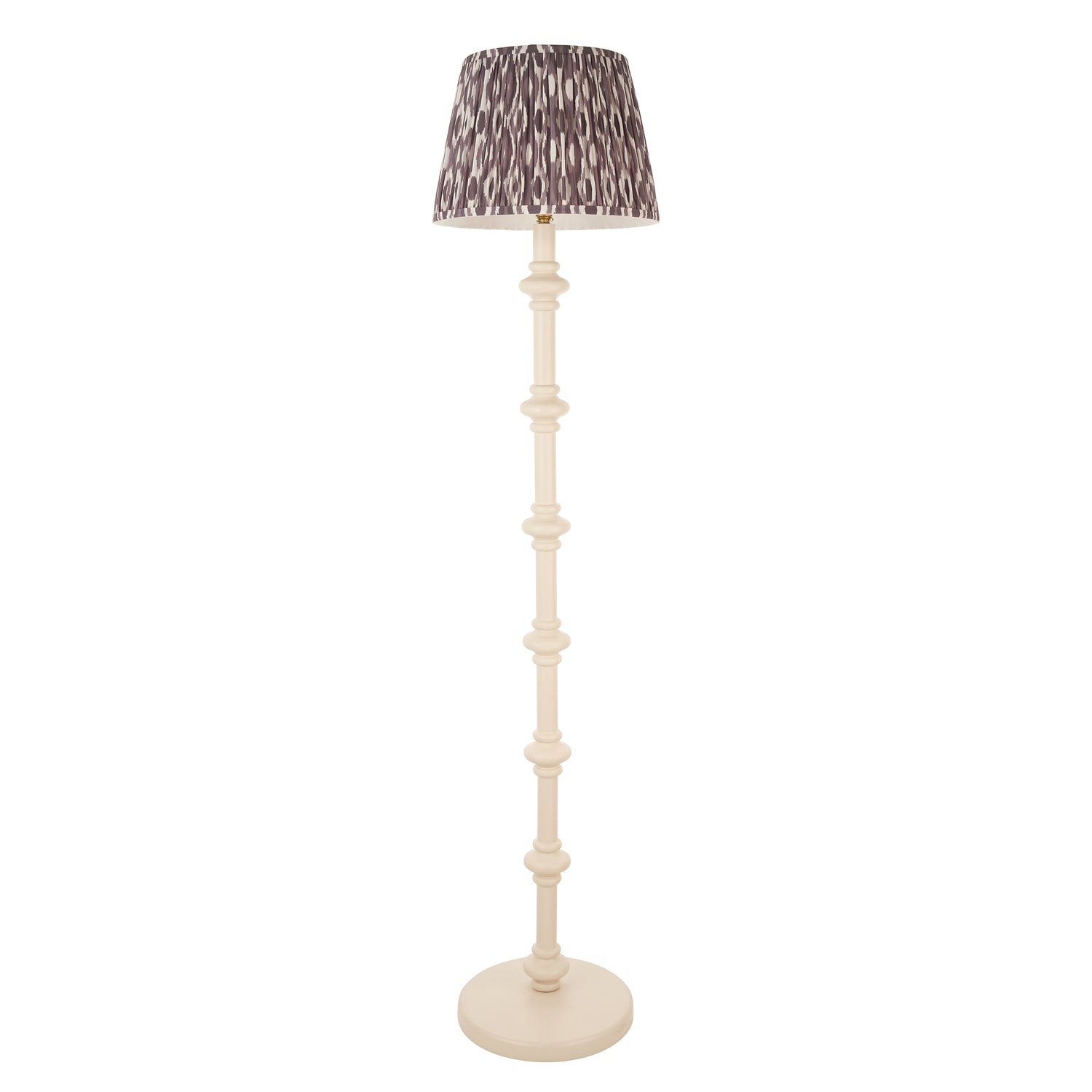 Carnaby & Ikat 35cm Pearl grey shade - Comet Lighting