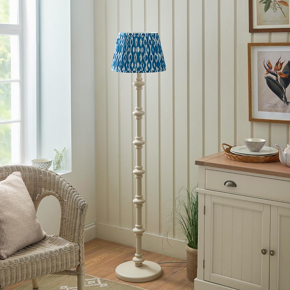 Carnaby & Ikat 35cm Marlin blue shade - Comet Lighting