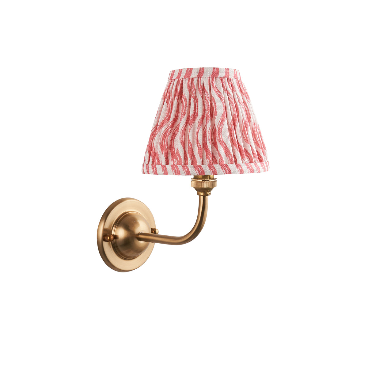 Dome Arc & Ripple 16cm Coral pink shade - Comet Lighting