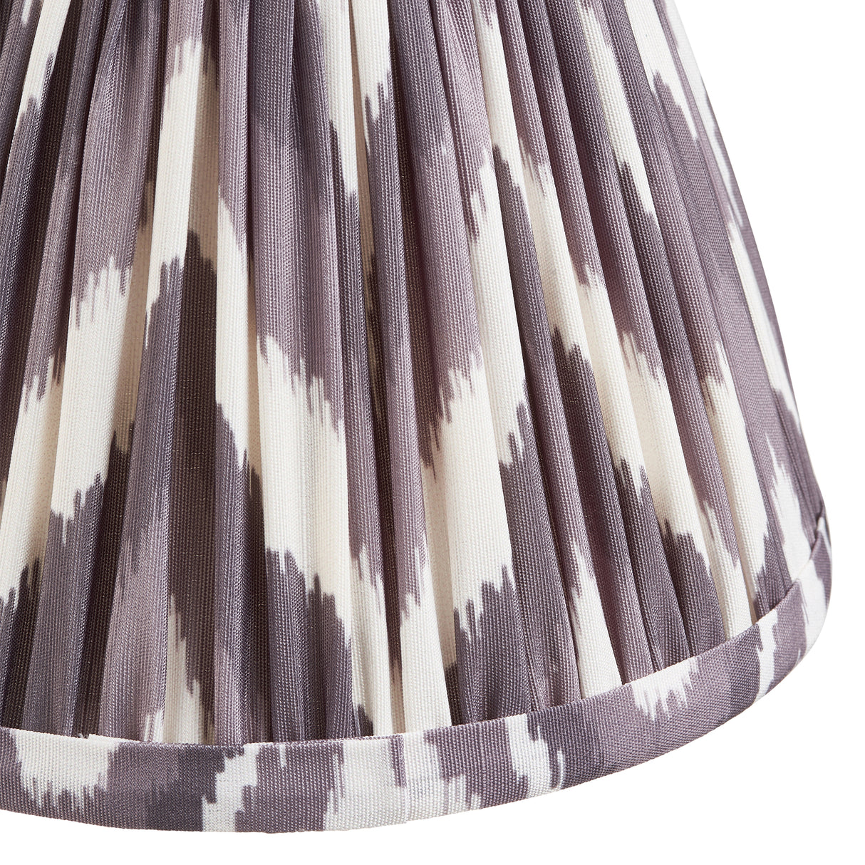 Wood T Bar & Zigzag 16cm Pearl grey shade - Comet Lighting