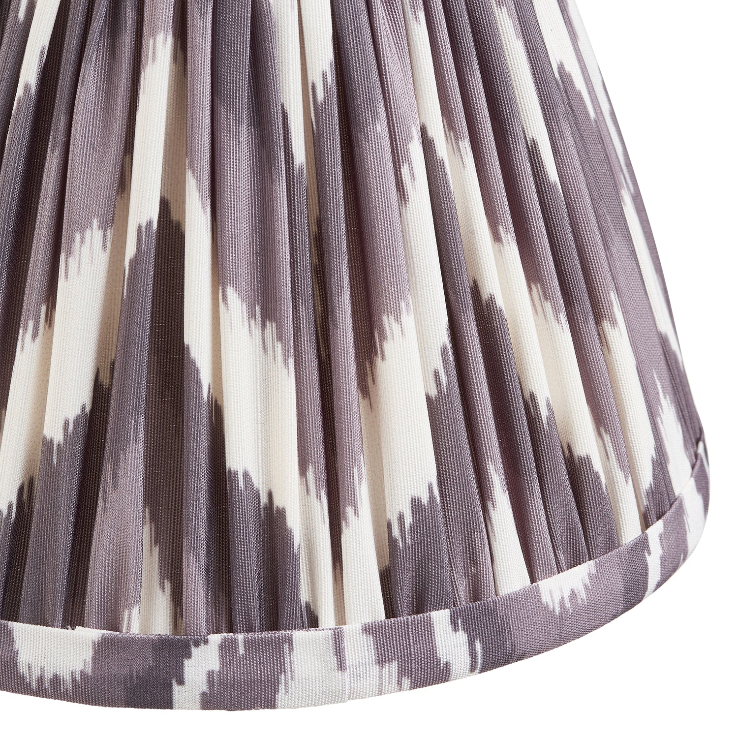 Wood T Bar & Zigzag 16cm Pearl grey shade - Comet Lighting