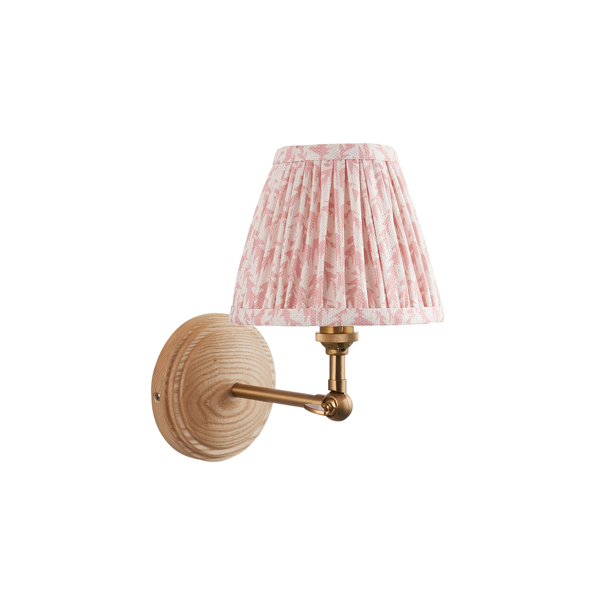 Wood Wing & Leaf 16cm Peachy keen shade - Comet Lighting