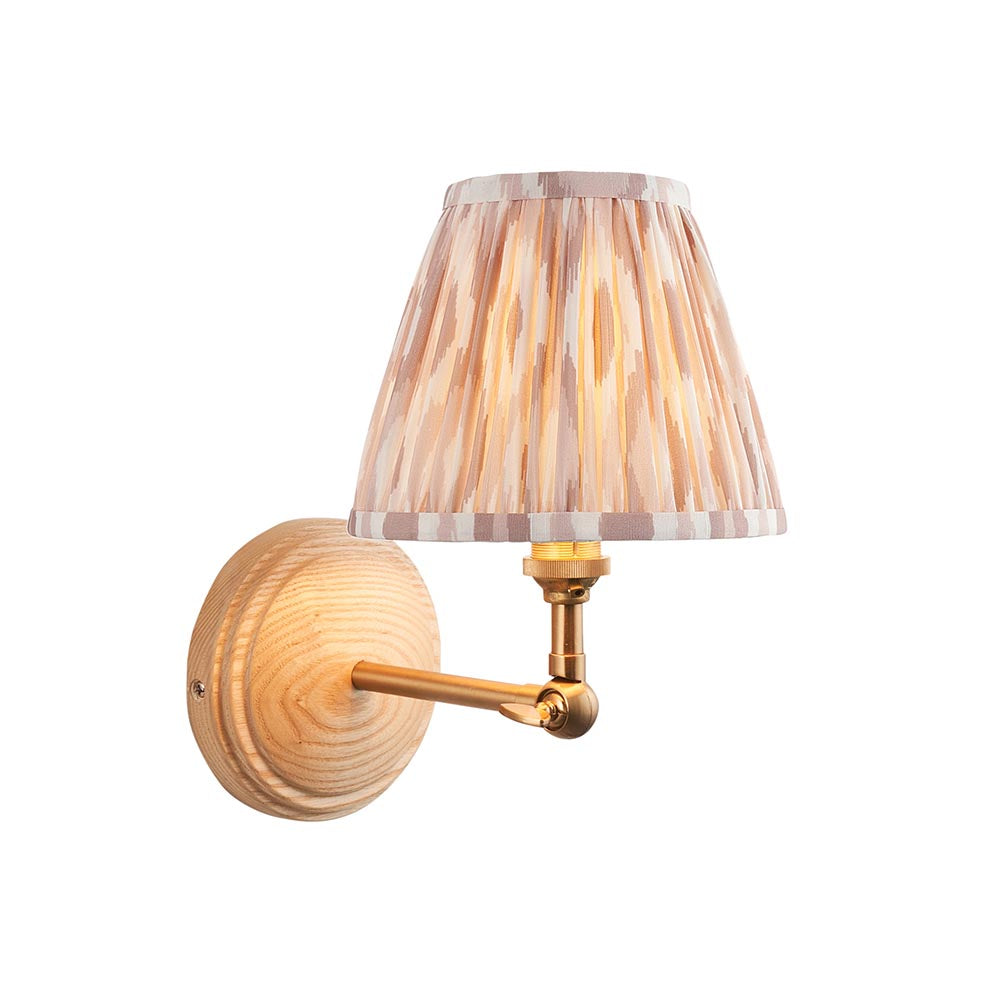Wood Wing & Ikat 16cm Neutral shade - Comet Lighting