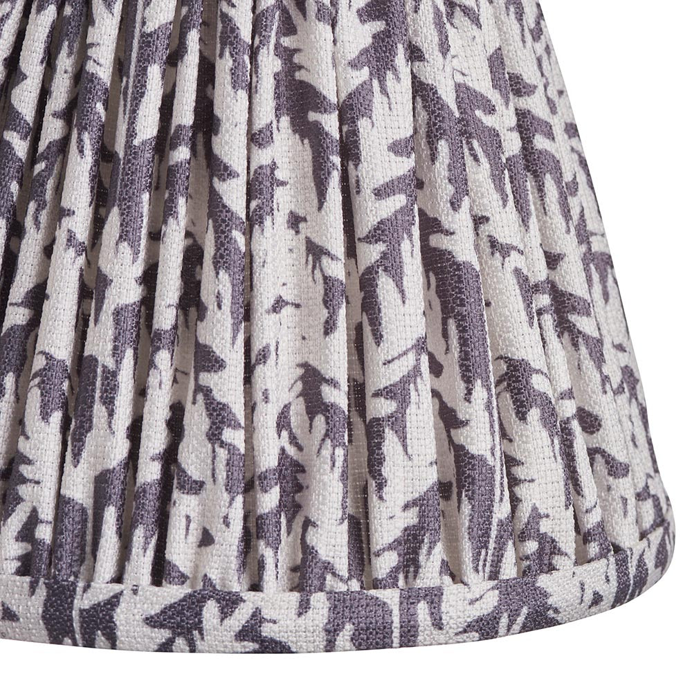 Wooden Green Bibury & Leaf 16cm Pearl grey shade - Comet Lighting