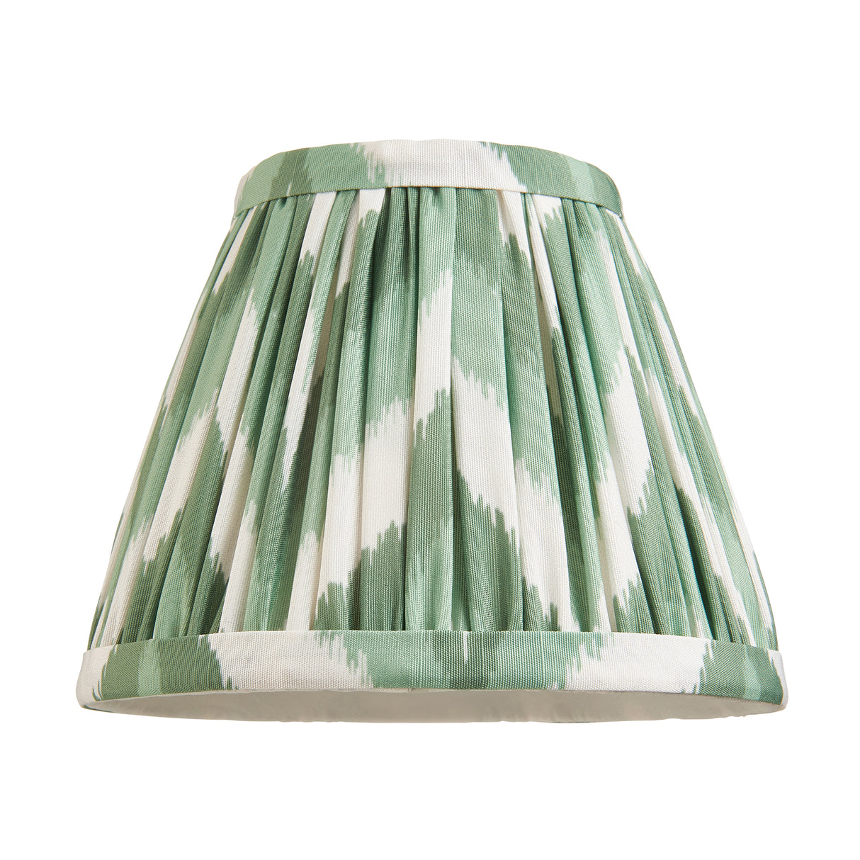 Wooden Green Bibury & Zigzag 16cm Cotswold green shade - Comet Lighting