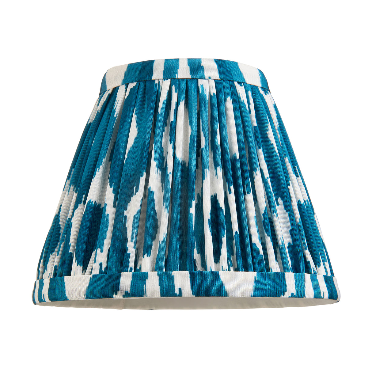 Wooden Green Bibury & Ikat 16cm Marlin blue shade - Comet Lighting