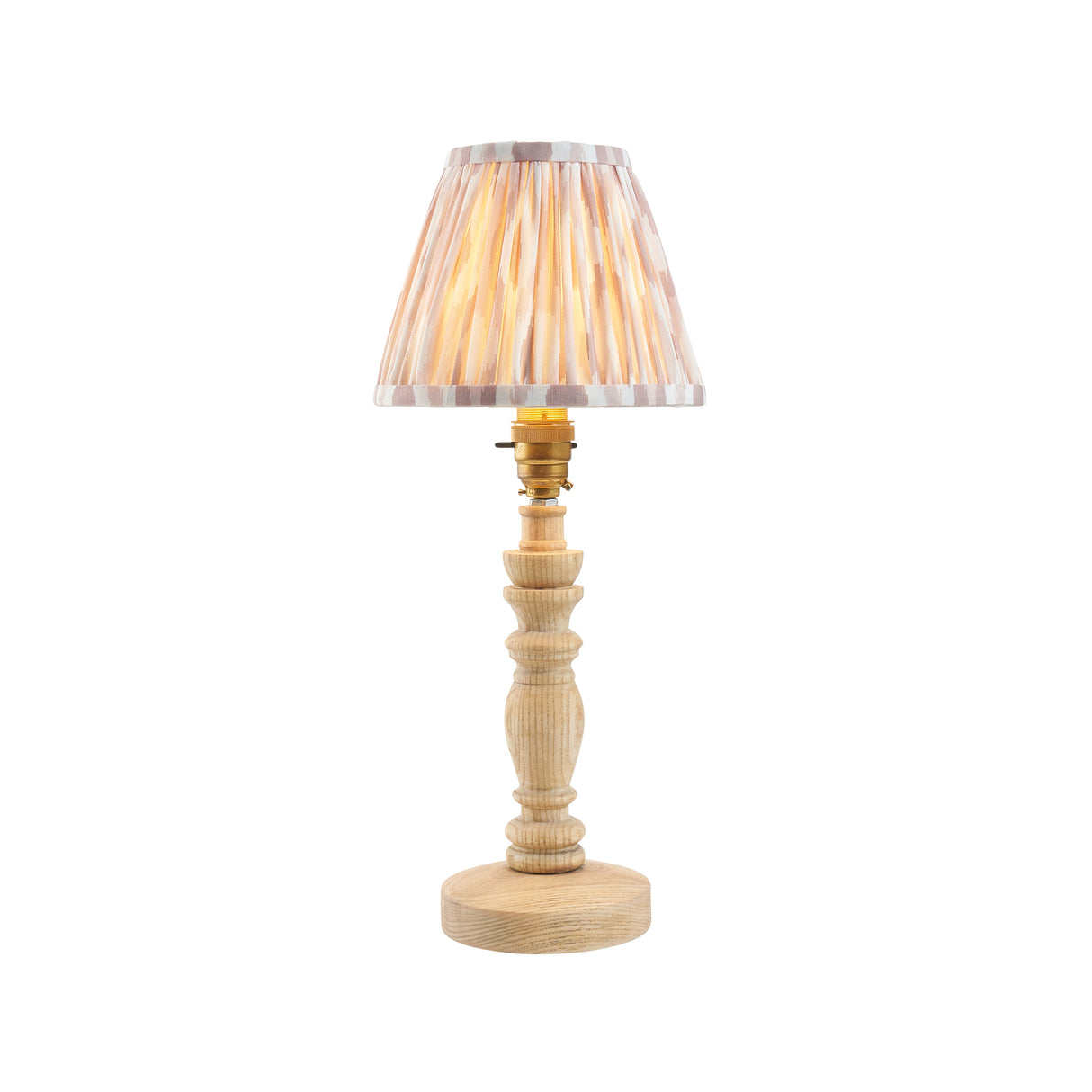 Natural Ash Bibury & Ikat 16cm Neutral shade - Comet Lighting