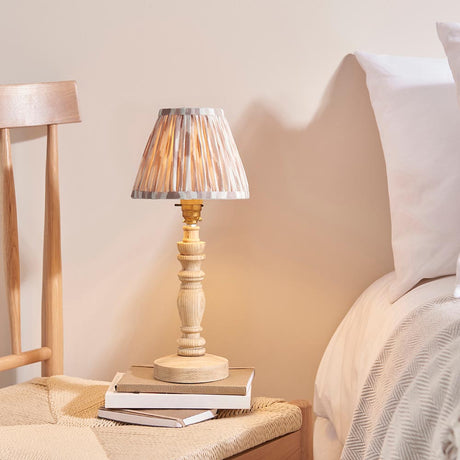 Natural Ash Bibury & Ikat 16cm Neutral shade - Comet Lighting