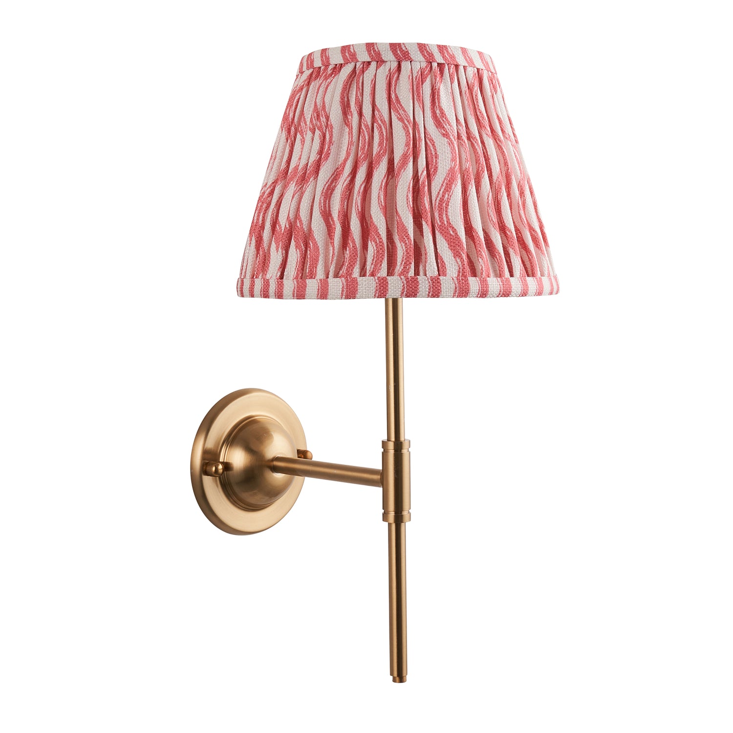 Dome T Bar & Ripple 20cm Coral pink shade - Comet Lighting