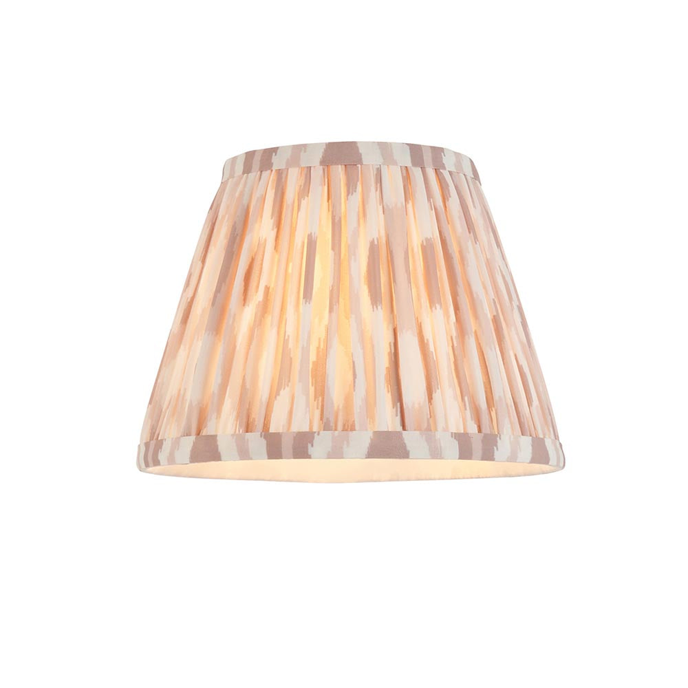 Wood T Bar & Ikat 20cm Neutral shade - Comet Lighting