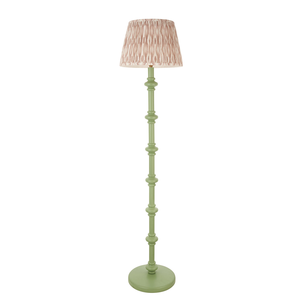 Wooden Green Carnaby & Ikat 35cm Neutral shade - Comet Lighting