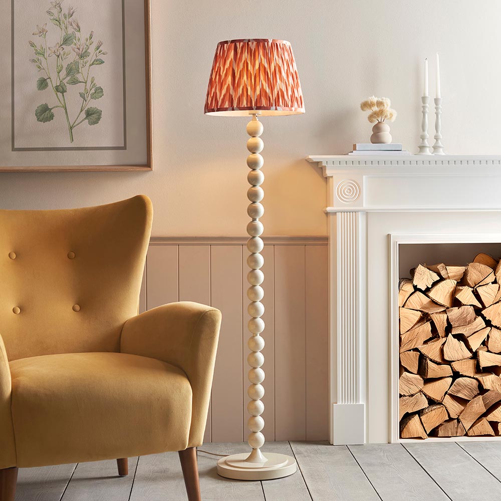 Higgledy & Zigzag 35cm Apricot orange shade - Comet Lighting