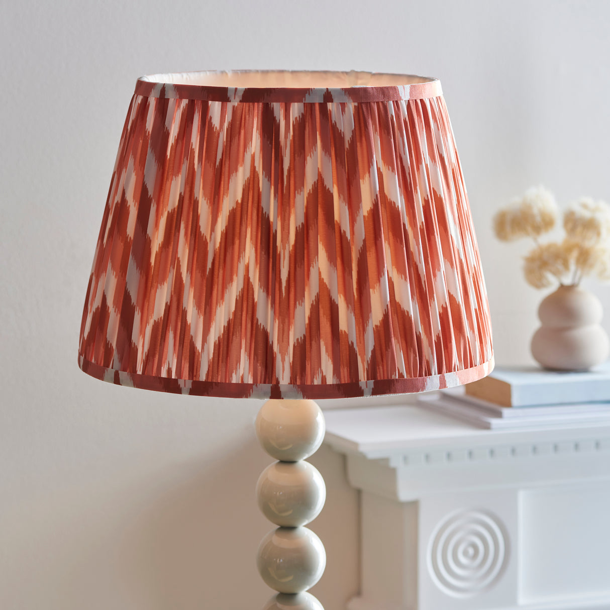 Higgledy & Zigzag 35cm Apricot orange shade - Comet Lighting