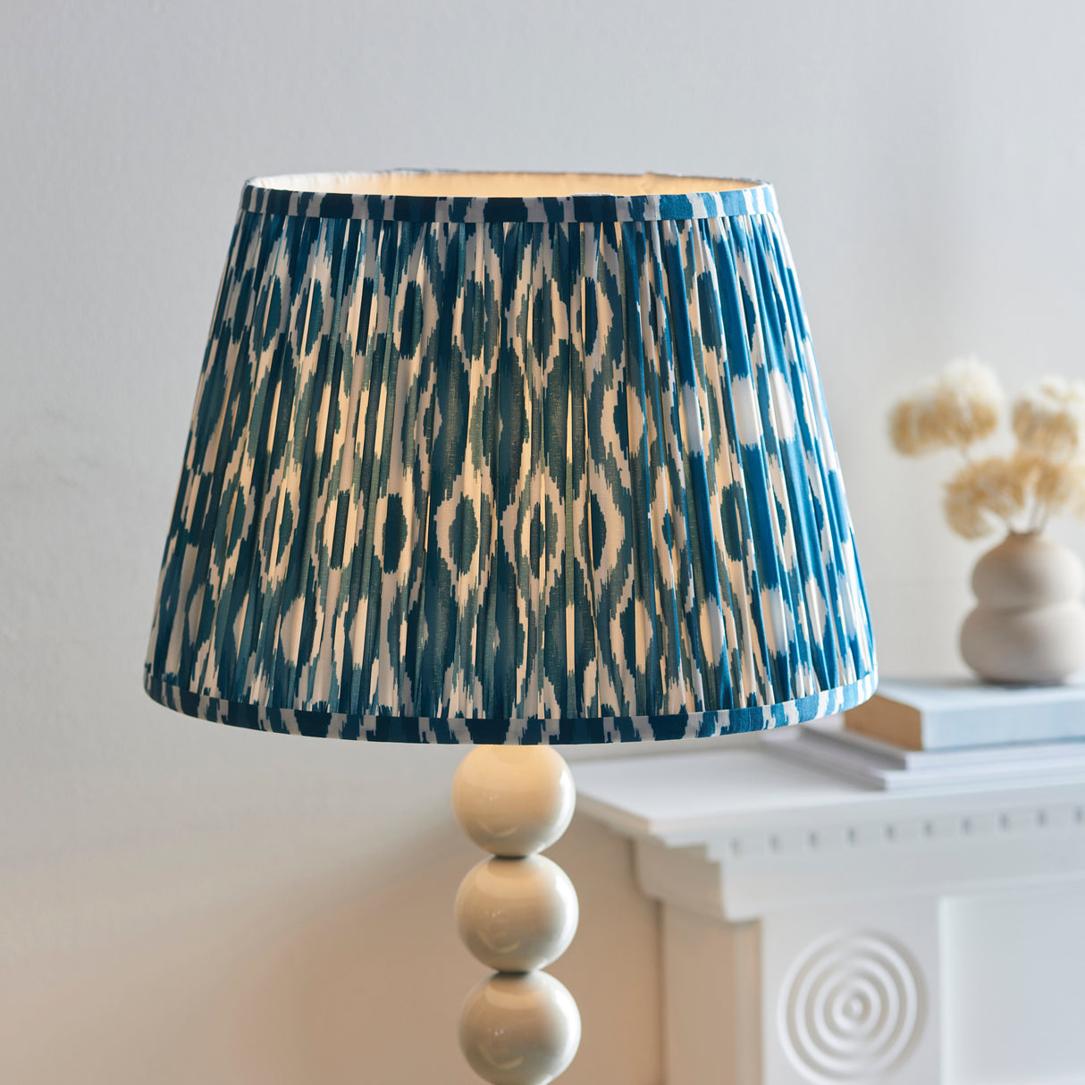 Higgledy & Ikat 35cm Marlin blue shade - Comet Lighting