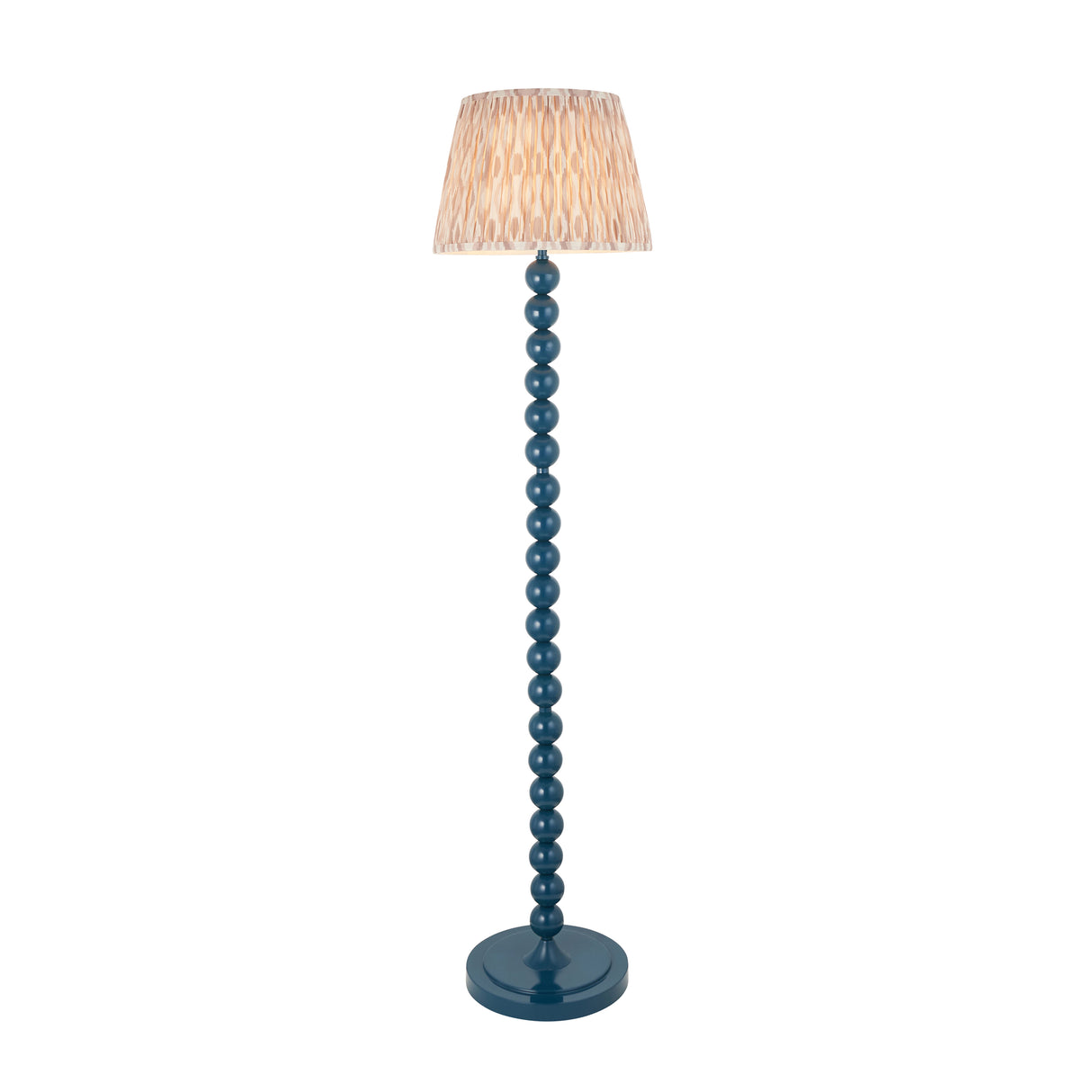 Gloss Blue Higgledy & Ikat 35cm Neutral shade - Comet Lighting