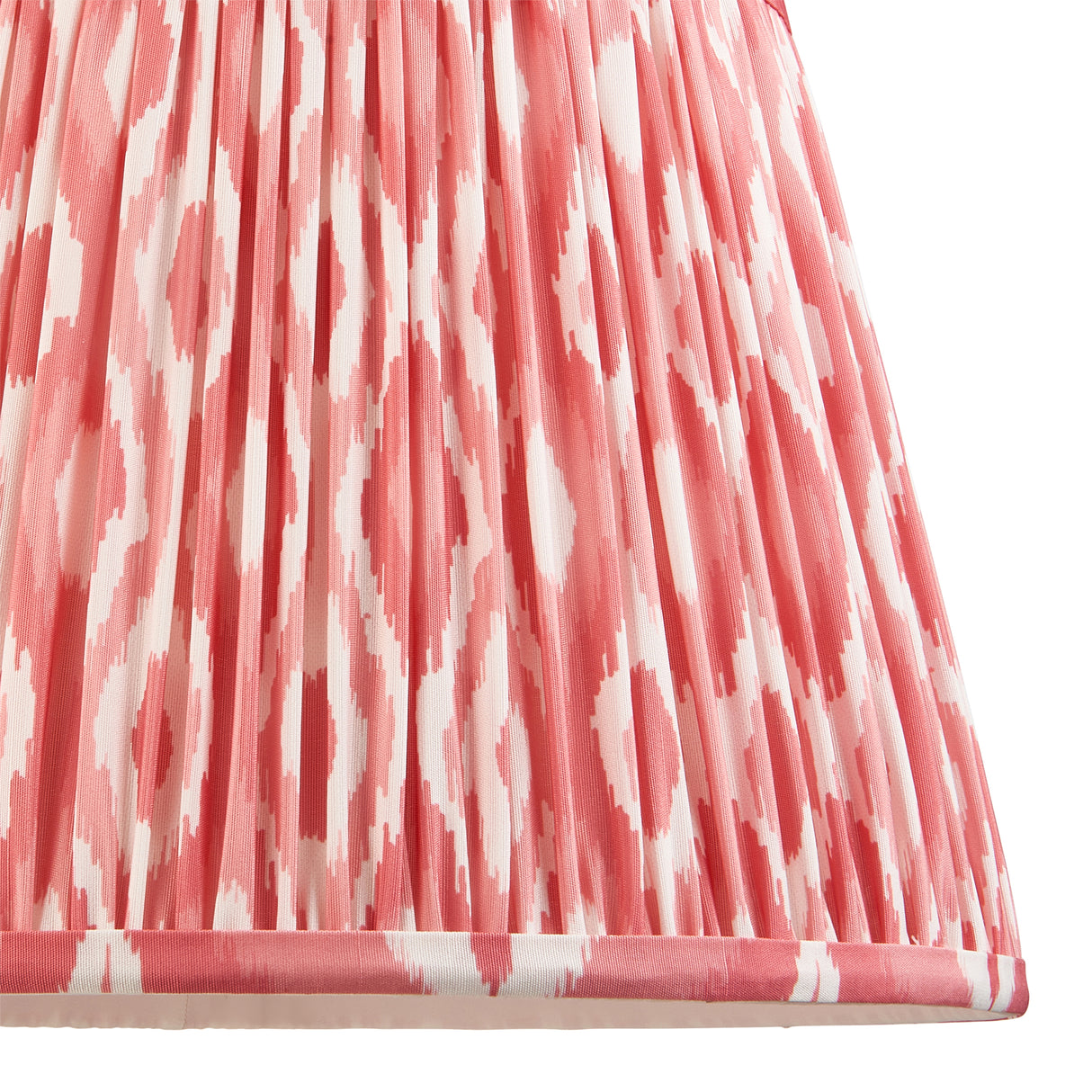 Gloss Pink Higgledy & Ikat 35cm Coral pink shade - Comet Lighting