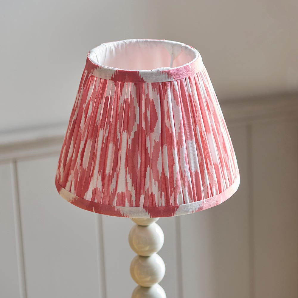 Higgledy & Ikat 20cm Coral pink shade - Comet Lighting